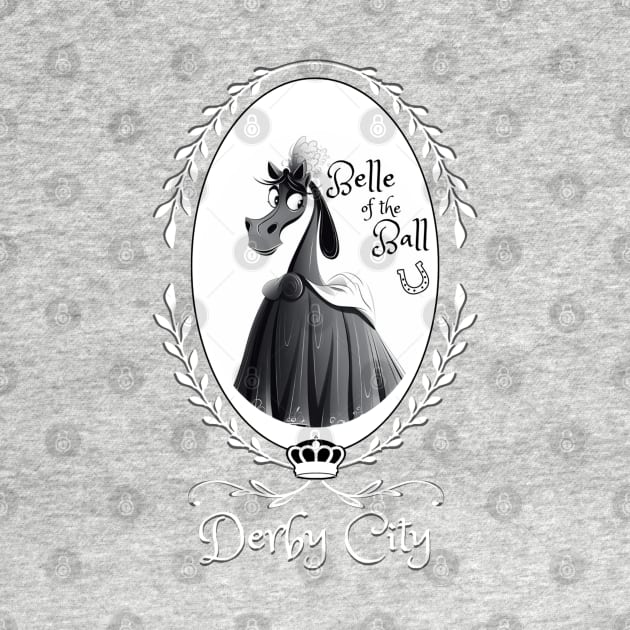 Derby City Collection: Belle of the Ball 7 (Black) by TheArtfulAllie